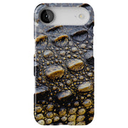 Black Crocodile Tough Cases For Apple iPhone (17, 16, 15, 14, 13, 12, 11, X, SE, 8, 7/ Air, Plus, Pro, Max, Mini, XR, XS), Print in USA
