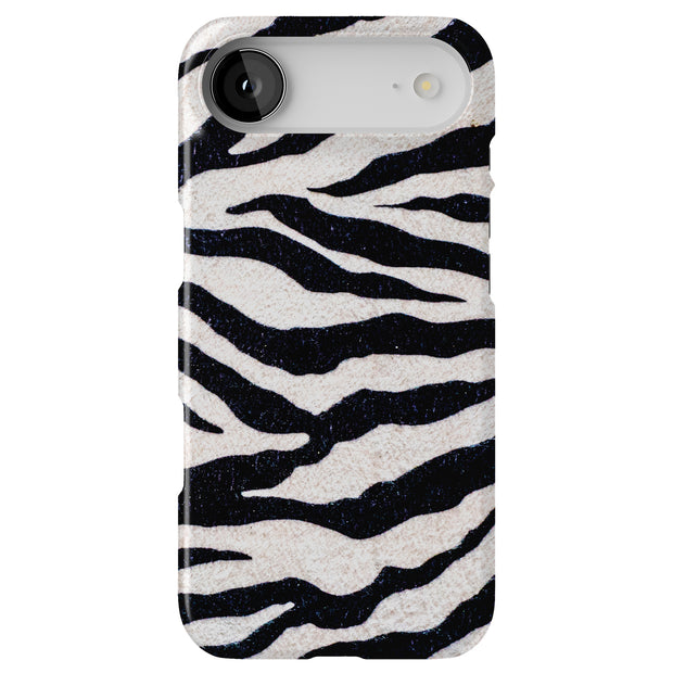 Zebra Stripe 1 Tough Cases For Apple iPhone (17, 16, 15, 14, 13, 12, 11, X, SE, 8, 7/ Air, Plus, Pro, Max, Mini, XR, XS), Print in USA