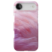 Pink Feather Tough Cases For Apple iPhone (17, 16, 15, 14, 13, 12, 11, X, SE, 8, 7/ Air, Plus, Pro, Max, Mini, XR, XS), Print in USA