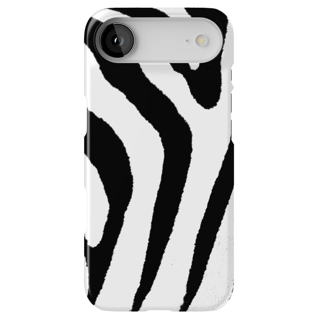 Zebra Stripe Tough Cases For Apple iPhone (17, 16, 15, 14, 13, 12, 11, X, SE, 8, 7/ Air, Plus, Pro, Max, Mini, XR, XS), Print in USA