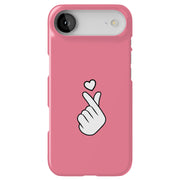 Finger Heart Tough Cases For Apple iPhone (17, 16, 15, 14, 13, 12, 11, X, SE, 8, 7/ Air, Plus, Pro, Max, Mini, XR, XS), Print in USA
