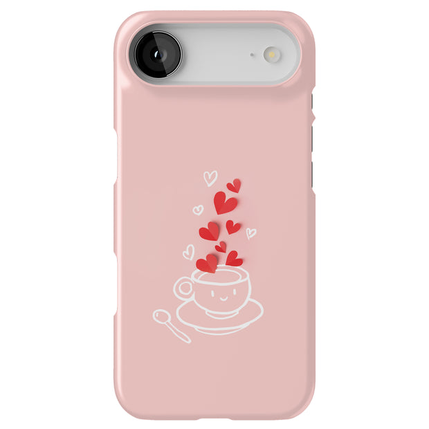 A Cup of Hearts Tough Cases For Apple iPhone (17, 16, 15, 14, 13, 12, 11, X, SE, 8, 7/ Air, Plus, Pro, Max, Mini, XR, XS), Print in USA