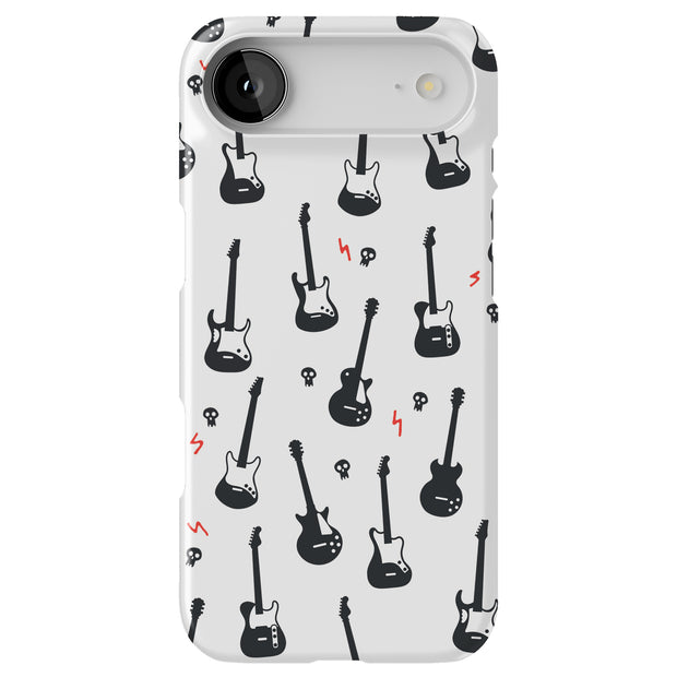 Rock Guitar Tough Cases For Apple iPhone (17, 16, 15, 14, 13, 12, 11, X, SE, 8, 7/ Air, Plus, Pro, Max, Mini, XR, XS), Print in USA