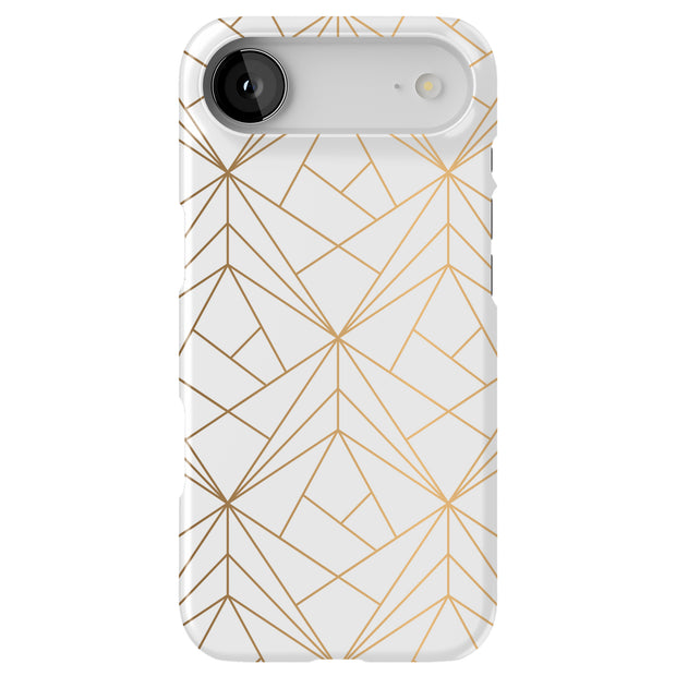 Golden Pattern Tough Cases For Apple iPhone (17, 16, 15, 14, 13, 12, 11, X, SE, 8, 7/ Air, Plus, Pro, Max, Mini, XR, XS), Print in USA