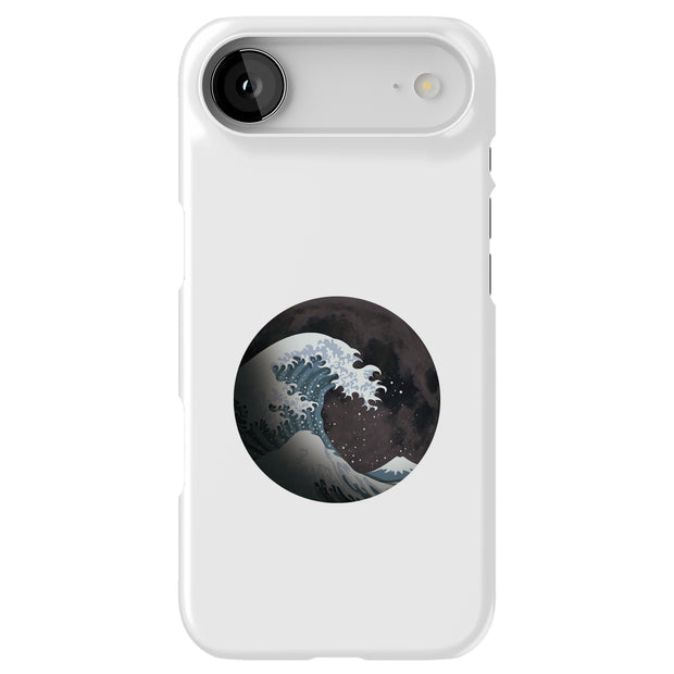 Great Wave Moon Tough Cases For Apple iPhone (17, 16, 15, 14, 13, 12, 11, X, SE, 8, 7/ Air, Plus, Pro, Max, Mini, XR, XS), Print in USA