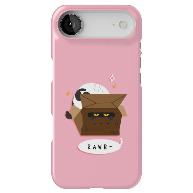 Cat Hide Box Tough Cases For Apple iPhone (17, 16, 15, 14, 13, 12, 11, X, SE, 8, 7/ Air, Plus, Pro, Max, Mini, XR, XS), Print in USA
