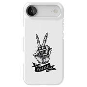 Peace Skeleton Tough Cases For Apple iPhone (17, 16, 15, 14, 13, 12, 11, X, SE, 8, 7/ Air, Plus, Pro, Max, Mini, XR, XS), Print in USA
