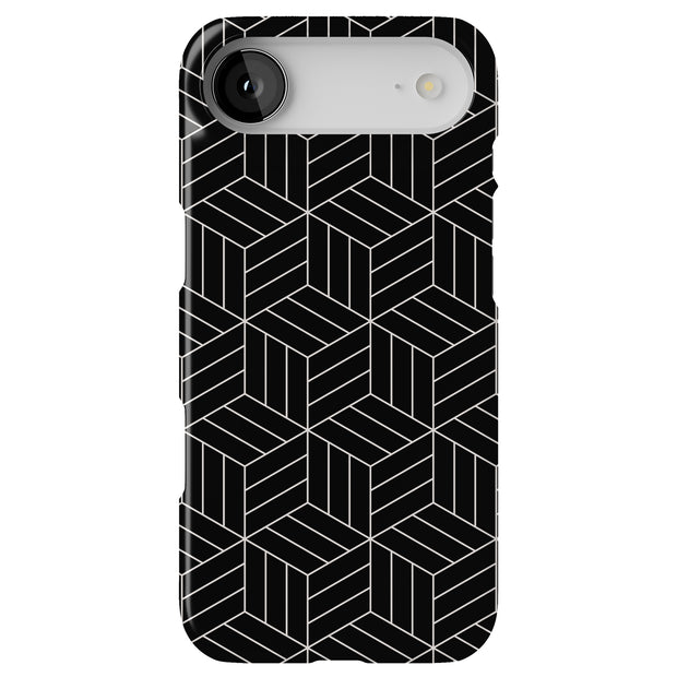 Blk Wht Box Tough Cases For Apple iPhone (17, 16, 15, 14, 13, 12, 11, X, SE, 8, 7/ Air, Plus, Pro, Max, Mini, XR, XS), Print in USA