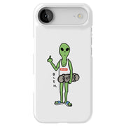 Bleh Alien Wht Tough Cases For Apple iPhone (17, 16, 15, 14, 13, 12, 11, X, SE, 8, 7/ Air, Plus, Pro, Max, Mini, XR, XS), Print in USA