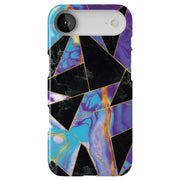 Purple Marble Tough Cases For Apple iPhone (17, 16, 15, 14, 13, 12, 11, X, SE, 8, 7/ Air, Plus, Pro, Max, Mini, XR, XS), Print in USA