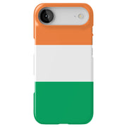 Flag Ireland Tough Cases For Apple iPhone (17, 16, 15, 14, 13, 12, 11, X, SE, 8, 7/ Air, Plus, Pro, Max, Mini, XR, XS), Print in USA