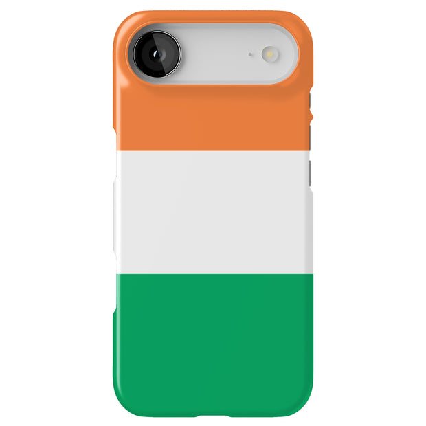Flag Ireland Tough Cases For Apple iPhone (17, 16, 15, 14, 13, 12, 11, X, SE, 8, 7/ Air, Plus, Pro, Max, Mini, XR, XS), Print in USA