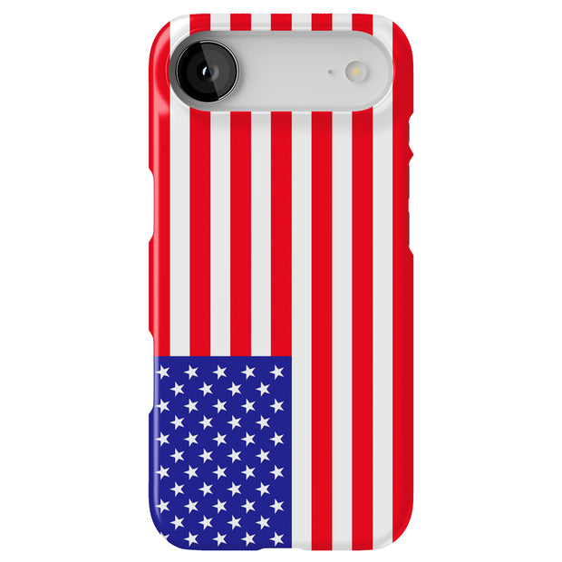 Flag America Tough Cases For Apple iPhone (17, 16, 15, 14, 13, 12, 11, X, SE, 8, 7/ Air, Plus, Pro, Max, Mini, XR, XS), Print in USA