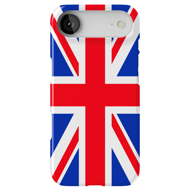 Flag UK Tough Cases For Apple iPhone (17, 16, 15, 14, 13, 12, 11, X, SE, 8, 7/ Air, Plus, Pro, Max, Mini, XR, XS), Print in USA