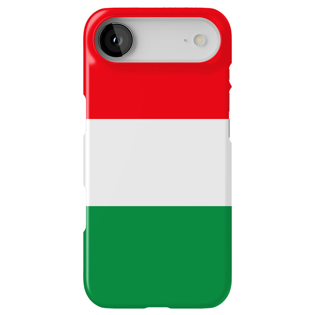 Flag Italy Tough Cases For Apple iPhone (17, 16, 15, 14, 13, 12, 11, X, SE, 8, 7/ Air, Plus, Pro, Max, Mini, XR, XS), Print in USA