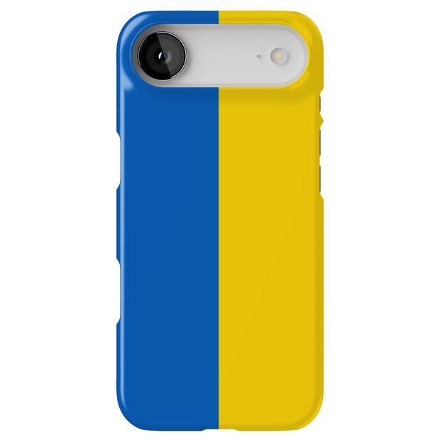 Flag Ukraine Tough Cases For Apple iPhone (17, 16, 15, 14, 13, 12, 11, X, SE, 8, 7/ Air, Plus, Pro, Max, Mini, XR, XS), Print in USA