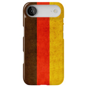 Germany Flag  Tough Cases For Apple iPhone (17, 16, 15, 14, 13, 12, 11, X, SE, 8, 7/ Air, Plus, Pro, Max, Mini, XR, XS), Print in USA