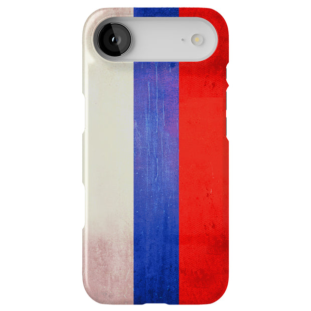 Old Flag Russia Tough Cases For Apple iPhone (17, 16, 15, 14, 13, 12, 11, X, SE, 8, 7/ Air, Plus, Pro, Max, Mini, XR, XS), Print in USA