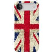 Old UK Flag Tough Cases For Apple iPhone (17, 16, 15, 14, 13, 12, 11, X, SE, 8, 7/ Air, Plus, Pro, Max, Mini, XR, XS), Print in USA