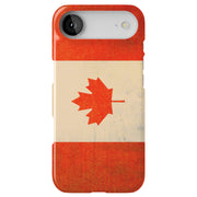 Old Flag Canada Tough Cases For Apple iPhone (17, 16, 15, 14, 13, 12, 11, X, SE, 8, 7/ Air, Plus, Pro, Max, Mini, XR, XS), Print in USA