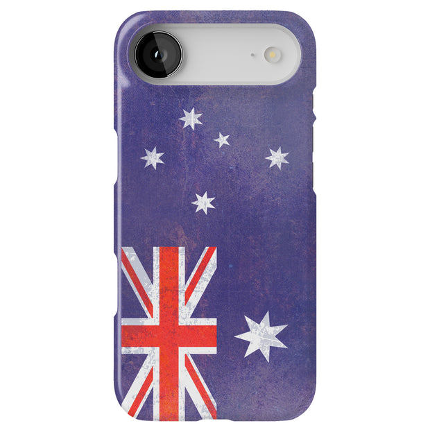 Australia Flag Tough Cases For Apple iPhone (17, 16, 15, 14, 13, 12, 11, X, SE, 8, 7/ Air, Plus, Pro, Max, Mini, XR, XS), Print in USA