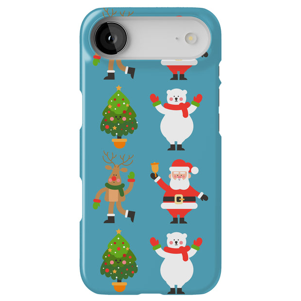Cute Christmas Tough Cases For Apple iPhone (17, 16, 15, 14, 13, 12, 11, X, SE, 8, 7/ Air, Plus, Pro, Max, Mini, XR, XS), Print in USA