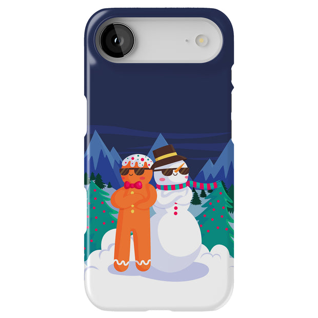Cool Snowman Tough Cases For Apple iPhone (17, 16, 15, 14, 13, 12, 11, X, SE, 8, 7/ Air, Plus, Pro, Max, Mini, XR, XS), Print in USA