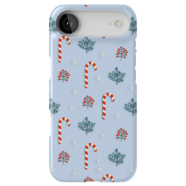 Candy Cane Tough Cases For Apple iPhone (17, 16, 15, 14, 13, 12, 11, X, SE, 8, 7/ Air, Plus, Pro, Max, Mini, XR, XS), Print in USA