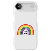 Rainbow Love 1 Tough Cases For Apple iPhone (17, 16, 15, 14, 13, 12, 11, X, SE, 8, 7/ Air, Plus, Pro, Max, Mini, XR, XS), Print in USA
