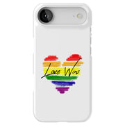 Rainbow Love 2 Tough Cases For Apple iPhone (17, 16, 15, 14, 13, 12, 11, X, SE, 8, 7/ Air, Plus, Pro, Max, Mini, XR, XS), Print in USA
