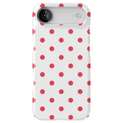 Dots Clear Tough Cases For Apple iPhone (17, 16, 15, 14, 13, 12, 11, X, SE, 8, 7/ Air, Plus, Pro, Max, Mini, XR, XS), Print in USA