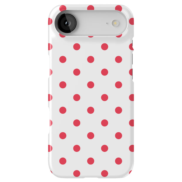 Dots Clear Tough Cases For Apple iPhone (17, 16, 15, 14, 13, 12, 11, X, SE, 8, 7/ Air, Plus, Pro, Max, Mini, XR, XS), Print in USA