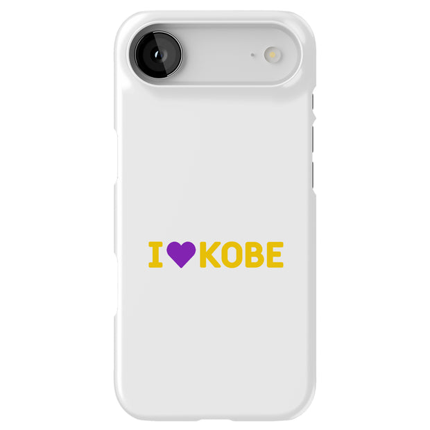 Love Kobe 4 Tough Cases For Apple iPhone (17, 16, 15, 14, 13, 12, 11, X, SE, 8, 7/ Air, Plus, Pro, Max, Mini, XR, XS), Print in USA