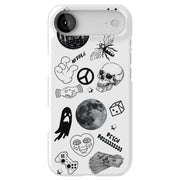 Ghost Collage Tough Cases For Apple iPhone (17, 16, 15, 14, 13, 12, 11, X, SE, 8, 7/ Air, Plus, Pro, Max, Mini, XR, XS), Print in USA