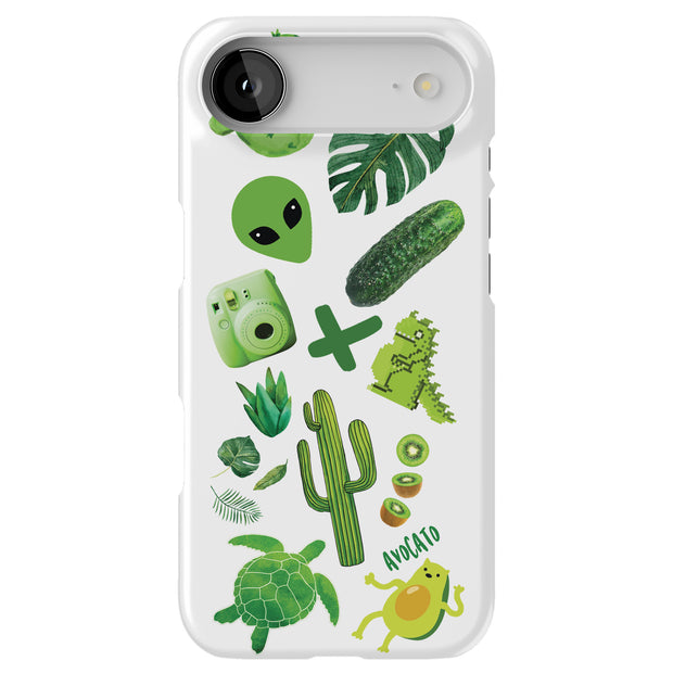 Alien Collage Tough Cases For Apple iPhone (17, 16, 15, 14, 13, 12, 11, X, SE, 8, 7/ Air, Plus, Pro, Max, Mini, XR, XS), Print in USA