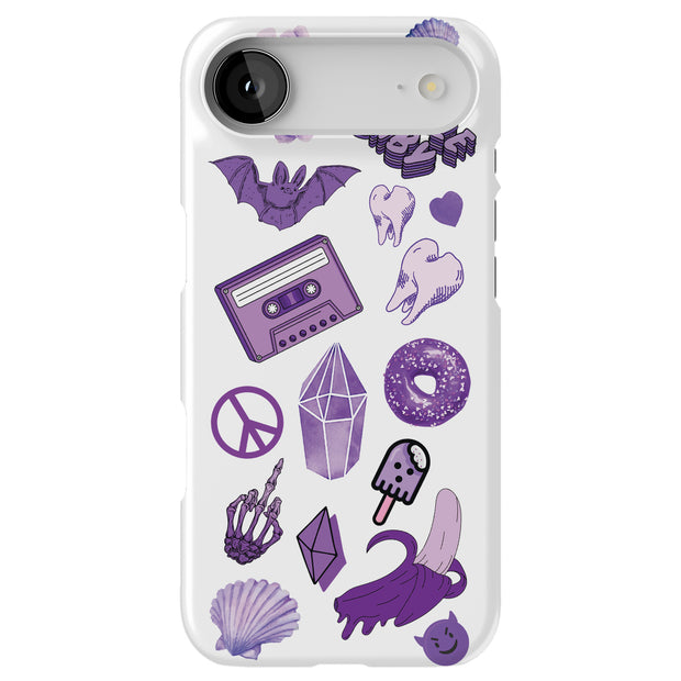 Donut Collage Tough Cases For Apple iPhone (17, 16, 15, 14, 13, 12, 11, X, SE, 8, 7/ Air, Plus, Pro, Max, Mini, XR, XS), Print in USA