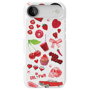Cherry Collage Tough Cases For Apple iPhone (17, 16, 15, 14, 13, 12, 11, X, SE, 8, 7/ Air, Plus, Pro, Max, Mini, XR, XS), Print in USA