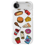 Food Collage Tough Cases For Apple iPhone (17, 16, 15, 14, 13, 12, 11, X, SE, 8, 7/ Air, Plus, Pro, Max, Mini, XR, XS), Print in USA
