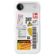 Warning Collage Tough Cases For Apple iPhone (17, 16, 15, 14, 13, 12, 11, X, SE, 8, 7/ Air, Plus, Pro, Max, Mini, XR, XS), Print in USA