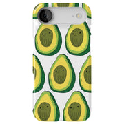 Cute Avocado Tough Cases For Apple iPhone (17, 16, 15, 14, 13, 12, 11, X, SE, 8, 7/ Air, Plus, Pro, Max, Mini, XR, XS), Print in USA