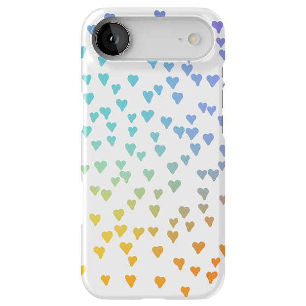 Gradient Hearts Tough Cases For Apple iPhone (17, 16, 15, 14, 13, 12, 11, X, SE, 8, 7/ Air, Plus, Pro, Max, Mini, XR, XS), Print in USA