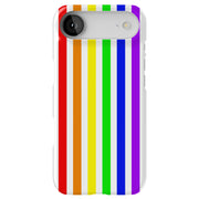 Rainbow Lines  Tough Cases For Apple iPhone (17, 16, 15, 14, 13, 12, 11, X, SE, 8, 7/ Air, Plus, Pro, Max, Mini, XR, XS), Print in USA