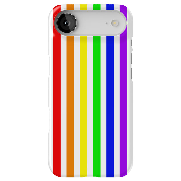 Rainbow Lines  Tough Cases For Apple iPhone (17, 16, 15, 14, 13, 12, 11, X, SE, 8, 7/ Air, Plus, Pro, Max, Mini, XR, XS), Print in USA