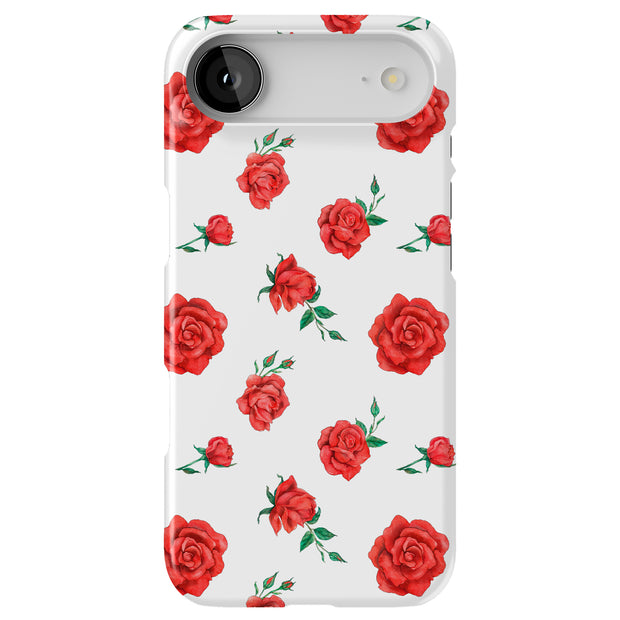 Garden Roses Tough Cases For Apple iPhone (17, 16, 15, 14, 13, 12, 11, X, SE, 8, 7/ Air, Plus, Pro, Max, Mini, XR, XS), Print in USA
