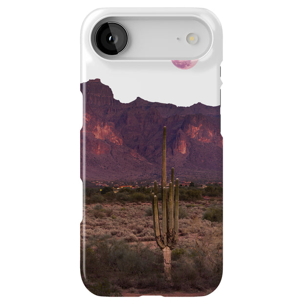 Twilight Cactus Tough Cases For Apple iPhone (17, 16, 15, 14, 13, 12, 11, X, SE, 8, 7/ Air, Plus, Pro, Max, Mini, XR, XS), Print in USA
