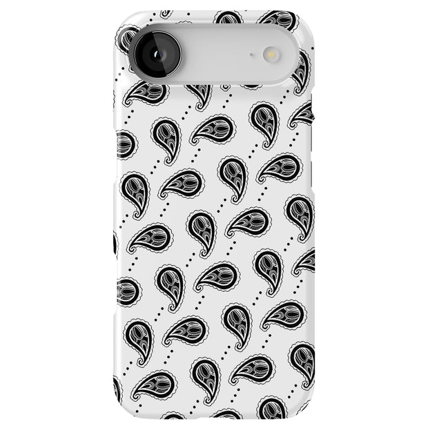 Black Bandana 3 Tough Cases For Apple iPhone (17, 16, 15, 14, 13, 12, 11, X, SE, 8, 7/ Air, Plus, Pro, Max, Mini, XR, XS), Print in USA