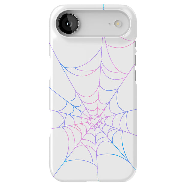 Spider Web Pink Tough Cases For Apple iPhone (17, 16, 15, 14, 13, 12, 11, X, SE, 8, 7/ Air, Plus, Pro, Max, Mini, XR, XS), Print in USA