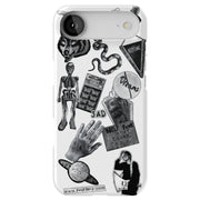 Grunge Collage4 Tough Cases For Apple iPhone (17, 16, 15, 14, 13, 12, 11, X, SE, 8, 7/ Air, Plus, Pro, Max, Mini, XR, XS), Print in USA