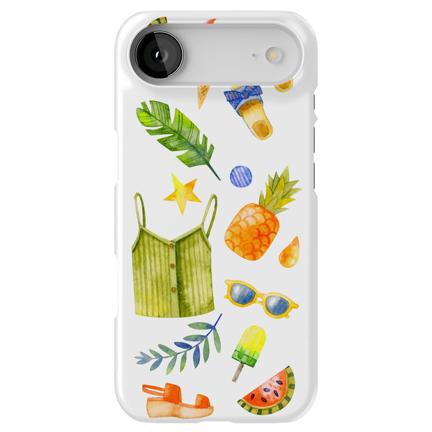 Go Summer Beach Tough Cases For Apple iPhone (17, 16, 15, 14, 13, 12, 11, X, SE, 8, 7/ Air, Plus, Pro, Max, Mini, XR, XS), Print in USA