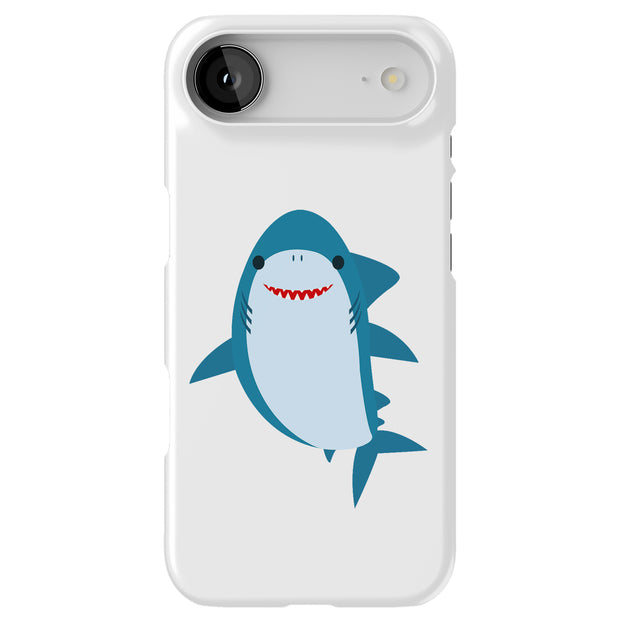 Cute Baby Shark Tough Cases For Apple iPhone (17, 16, 15, 14, 13, 12, 11, X, SE, 8, 7/ Air, Plus, Pro, Max, Mini, XR, XS), Print in USA